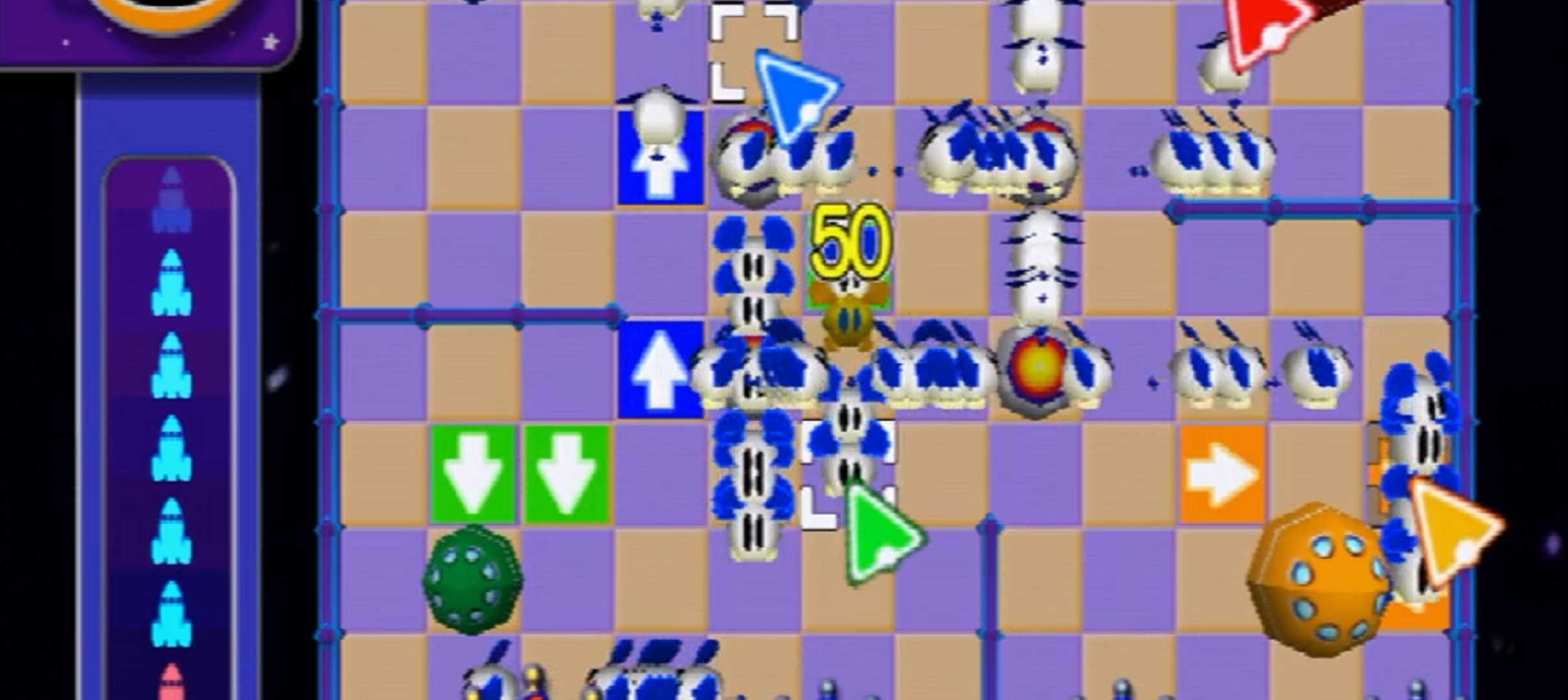 Hectic Puzzling in ChuChu Rocket - One Controller Port