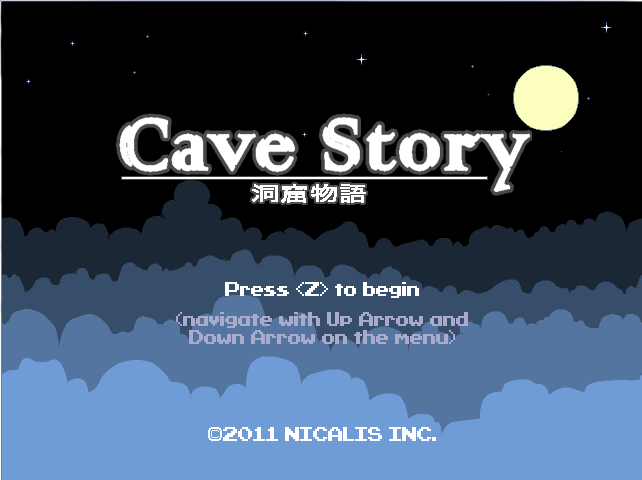 Cave Story Title Screen