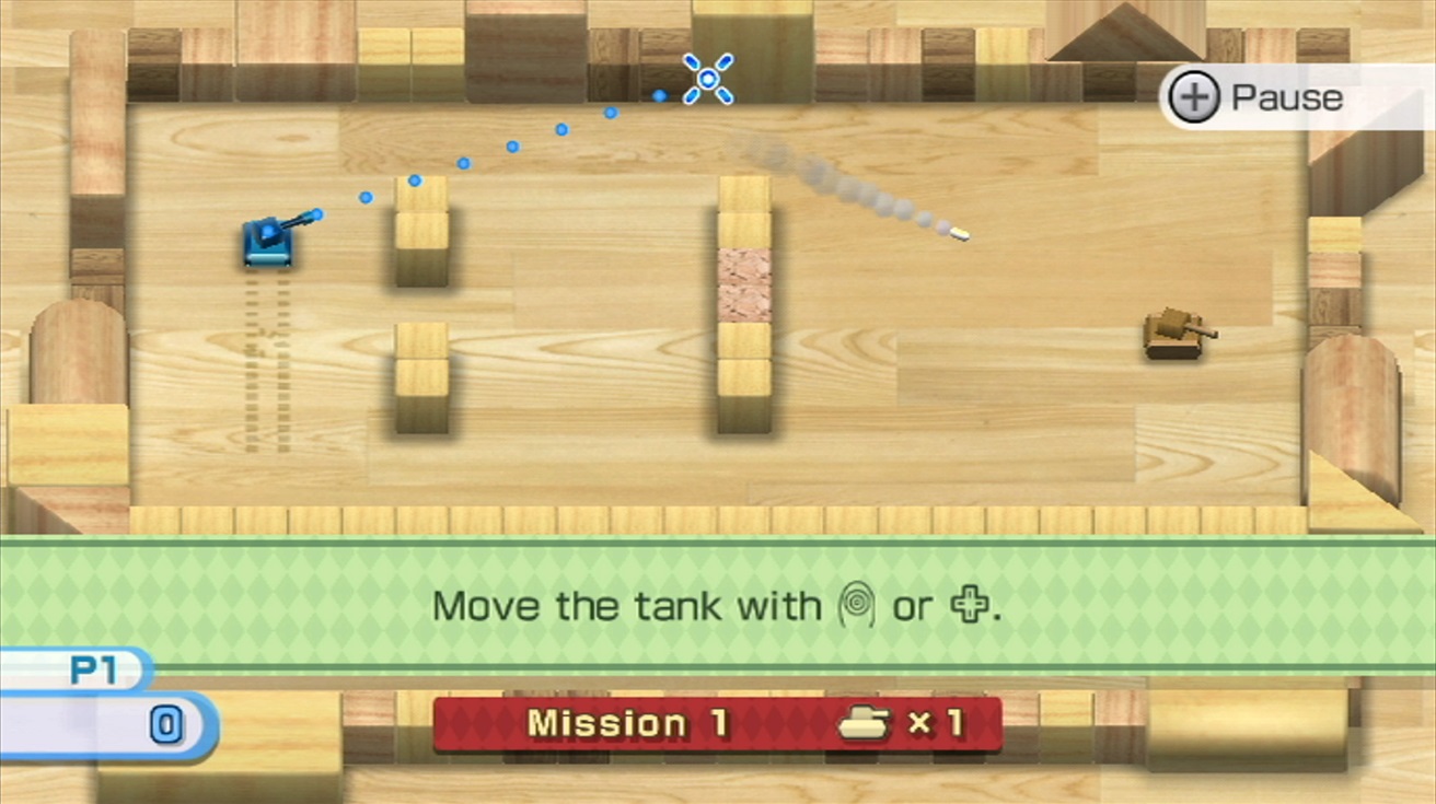 wii play tanks level 1