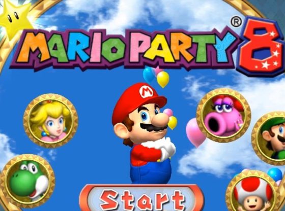 Mario Party 8 Title Screen