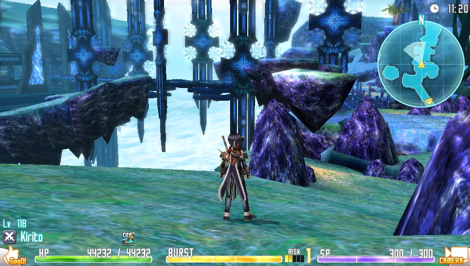 Kirito Standing in Floating Aisle Area