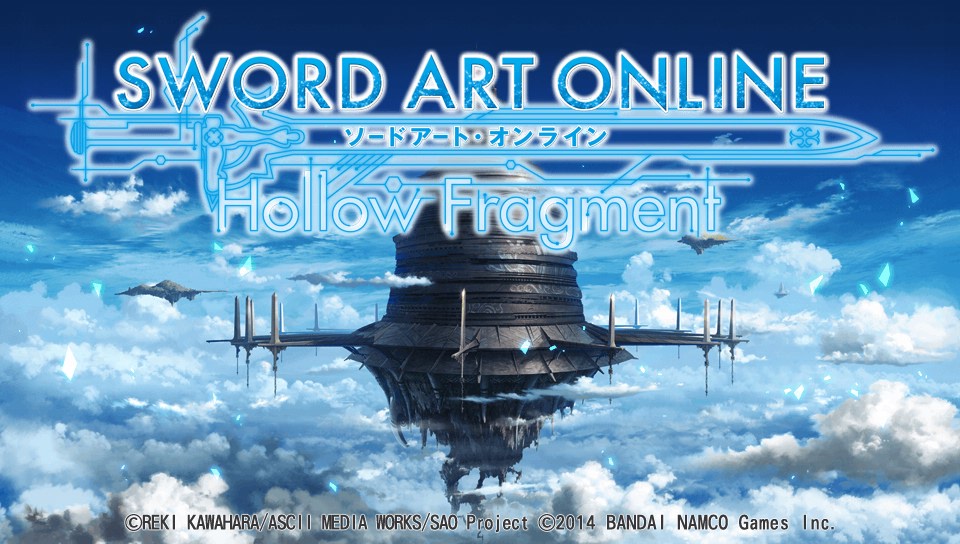 Sword Art Online Hollow Fragment Title Screen