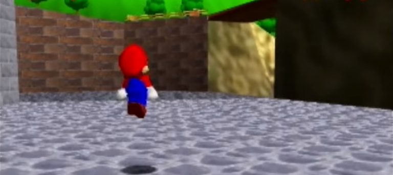 Mario Performing a Double Jump