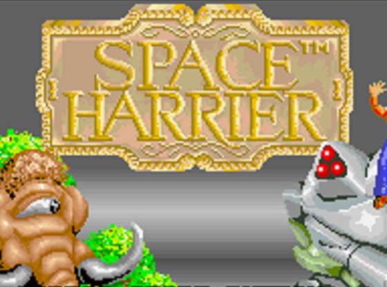 Space Harrier 32X Title Screen