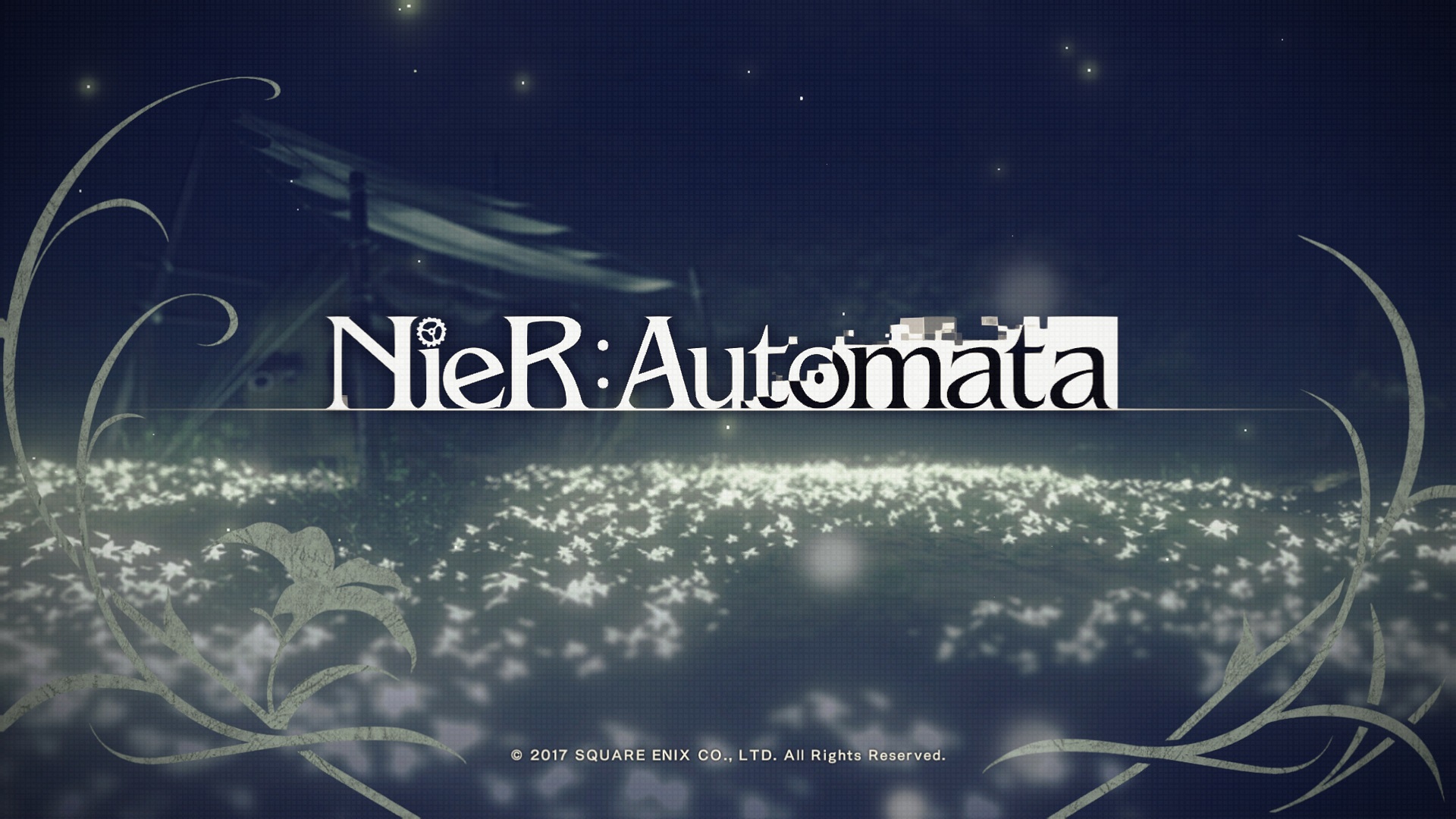 NieR Automata Title Screen