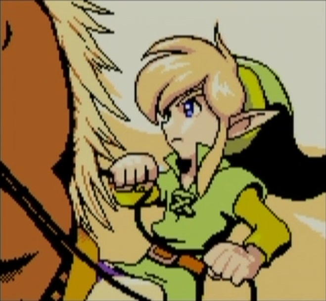 Opening Cutscene with Link on a Horse