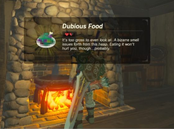 Link Cooking Dubious Food