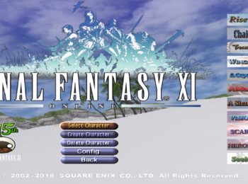 Final Fantasy XI Title Screen