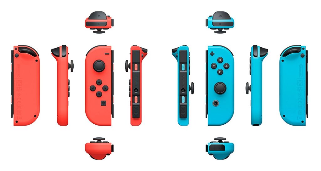 An Image Display a Joycon from All Angles