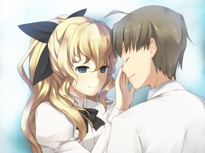 Lilly Touching Hisao's Face