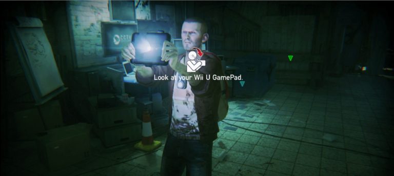 Guy Staring at that Wii U Gamepad