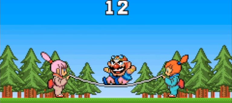 Wario Jump Roping