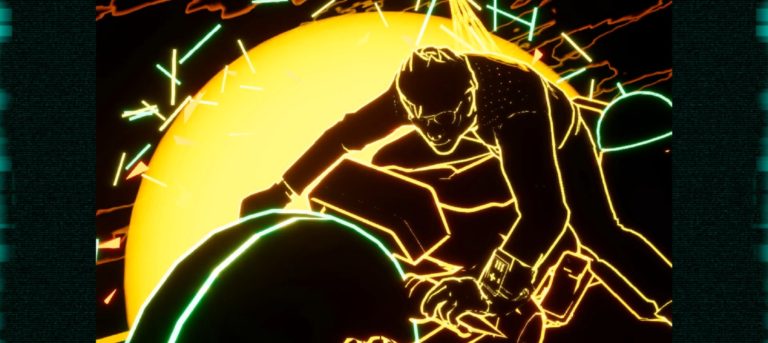 Travis with Light Cycle