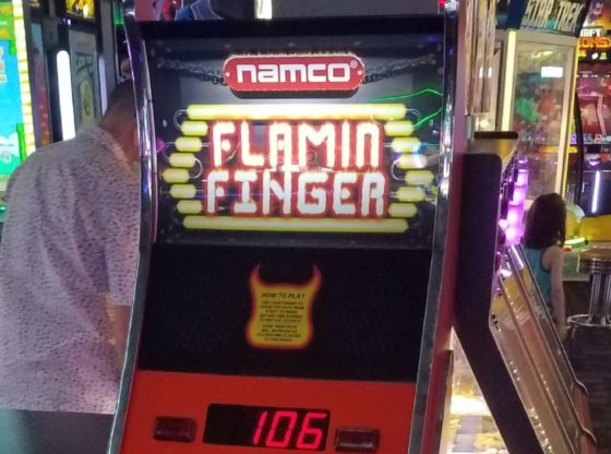 Flamin Finger Arcade Game